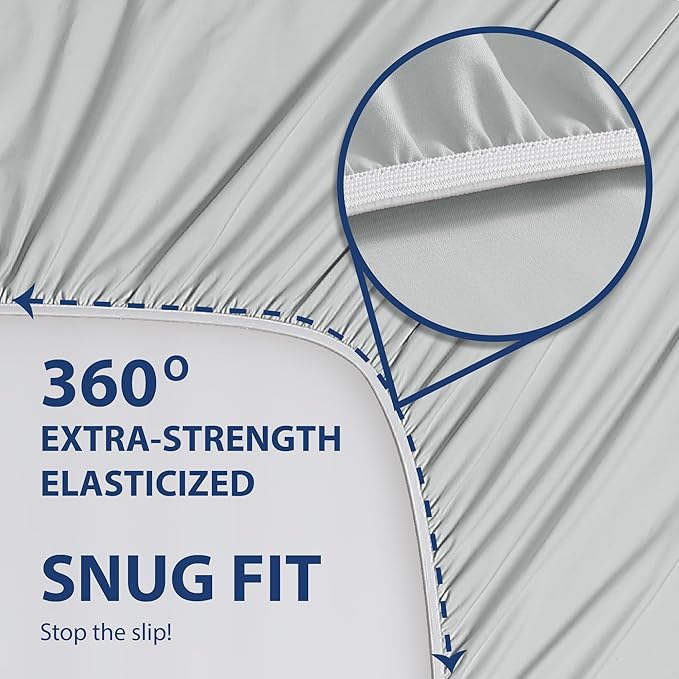 Cathay Home Queen Fitted Sheet - Image 4
