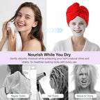 Microfiber Hair Drying Towel Wrap - Image 6