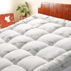Mattress Topper Short Queen RV Size, Cooling Extra Thick Breathable Viscose by SakuraHome