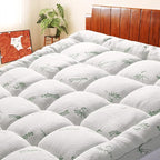 Mattress Topper RV King Size, Cooling Extra Thick Breathable Viscose Made from by SakuraHome