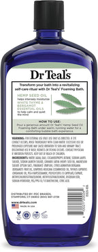 Dr Teal's Foaming Bath with Pure Epsom Salt, Cannabis Sativa Hemp Seed Oil - Image 10