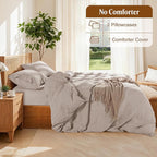 LBRO2M 100% France Linen Duvet Cover Set Full Size 3 Pcs Flax Comforter Cover - Image 4