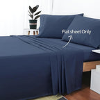 Cotton Full Flat Sheet Only, 600 Thread Count 100% Egyptian Cotton Top Sheet - Image 2