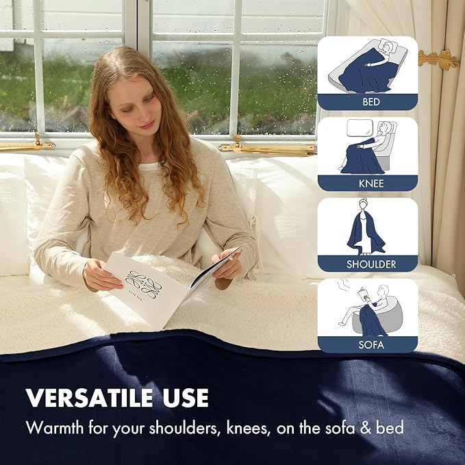 Full Size Heated Blanket 72" x 84" - Image 6
