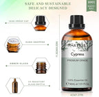 Cypress Essential Oil, 1.01Fl.Oz PHATOIL Pure Essential Oil Singles - Image 6