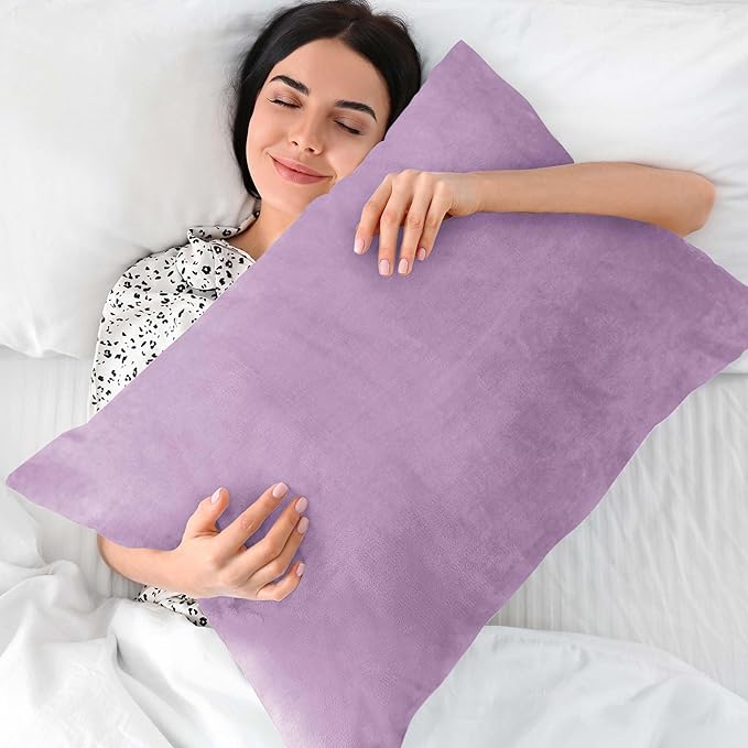 BEDELITE Flannel Pillowcases Standard Set of 2, Super Soft Fleece Pillow Case - Image 5