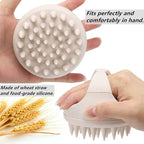 Hair Scalp Massager Shampoo Brush Hair Scrubber Washing Brush Silicone Scalp - Image 3