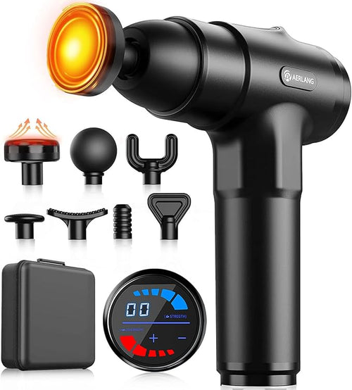 AERLANG Massage Gun with Heat Deep Tissue Back Massager Neck Massager by AERLANG