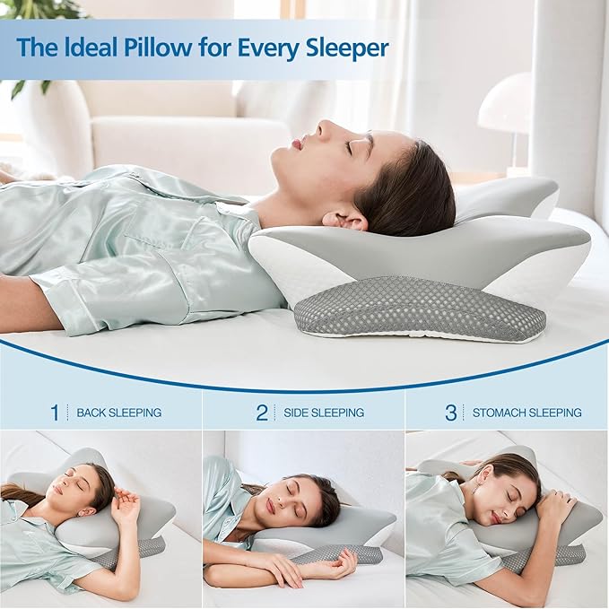 Krightlink Ergonomic Memory Foam Cervical Pillow - Image 5