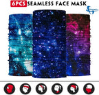 Venswell Neck Gaiter Face Mask Men Women, Seamless Bandana Rave Face Cover - Image 4