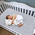 Crib Sheets for Girls 2 Pack, Fitted Crib Sheet for Standard Size Crib and - Image 2