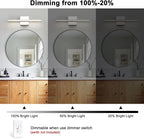 Modern Bathroom Vanity Light 15.7 inch 12W Dimmable 5CCT Led Bath Lights - Image 7