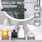 4PCS Stone Drying Tray for Bathroom Sink and Kitchen Counter, Fast Drying - Image 7