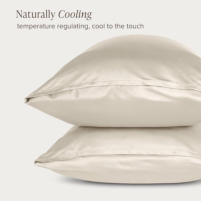 Bare Home 100% Rayon Made from Bamboo Luxury Standard Size Set of 2 Cooling - Image 6
