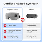 Heated Eye Mask for Dry Eyes, Cordless Warm Eye Compress - Image 2