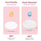 100 Count Compressed Facial Sponges 100% Natural Cellulose Eco-Friendly Makeup - Image 4