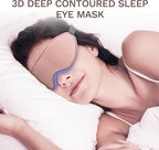 FlyCoco 99% Fully Block Out Light Eye Sleep Mask, 3D Deep Contoured Eyes Cover - Image 8