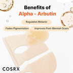 COSRX The Alpha-Arbutin Discoloration Care Hydrogel Face Masks Skincare 3 EA - Image 4