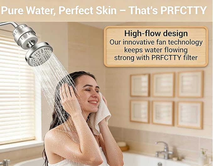 25-Stage Shower Filter with Enhanced KDF, Revitalizes Hair, Skin & Nails. - Image 4
