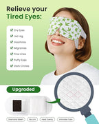 16 Packs Steam Eye Masks for Dry Eyes, Relief Eye Fatigue & Puffy Eyes - Image 3