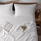 LBRO2M 100% Pure Linen Sheet Set Deep Pocket Up to 16" Bed Sheets Sets by LBRO2MBedding
