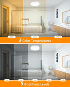 Rechargeable 8W Motion Sensor Ceiling Light Indoor, No Wiring & Magnetic - Image 6