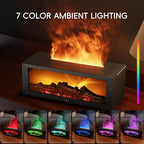 YALEDI Essential Oil Diffuser, 7 Colors Fireplace Flame Fire Oil Diffuser - Image 3