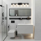 6-Light Black Vanity Lights 38'' Modern Bathroom Vanity Lighting Fixtures Above - Image 8