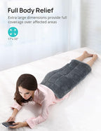 Weighted Heating Pad 17''x 33" XXXL Electric Heating Pad - Image 3