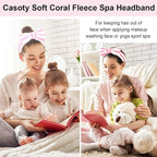 Casoty 6 Pcs Spa Skincare Headband - Image 5