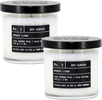 Lulu Candles | Fresh Linen | Luxury Scented Soy Jar Candle | Hand Poured in The by LULUCANDLES