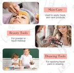 9 Pieces Facial Fan Mask Brushes, Soft Facial Applicator Brushes Tools - Image 6