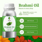 SVA Brahmi Oil - 32 Fl Oz – 100% Natural Cold Pressed Brahmi Oil - - Image 2