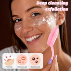 2Pack Silicone Face Brush Manual Face Scrub Brush Soft Facial Brushes - Image 4