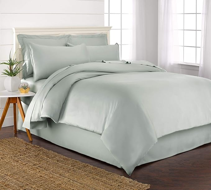 Twin Duvet Cover by Pure Bamboo, 2 Piece Set, Genuine 100% Organic Viscose by PureBamboo