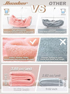 Hicober Microfiber Hair Towel, 3 Packs Hair Turbans - Image 2