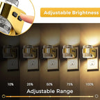 L LOHAS LED Night Light, 2 Pack 3000K Bubble Night Lights Plug into Wall - Image 3