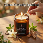Vanilla Sandalwoods Scented Candle - Image 6