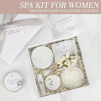 EXTALOW Spa Gifts for Women Bath and Body Gift Basket Mothers Day Gifts Coconut - Image 2
