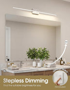 VOLISUN Modern Bathroom Vanity Light 39.4 inch, 24W Dimmable 5CCT Led Bathroom - Image 3