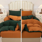 PURE ERA Jersey Knit Duvet Cover Set 100% T-Shirt Cotton Super Soft Comfy 3pc - Image 5