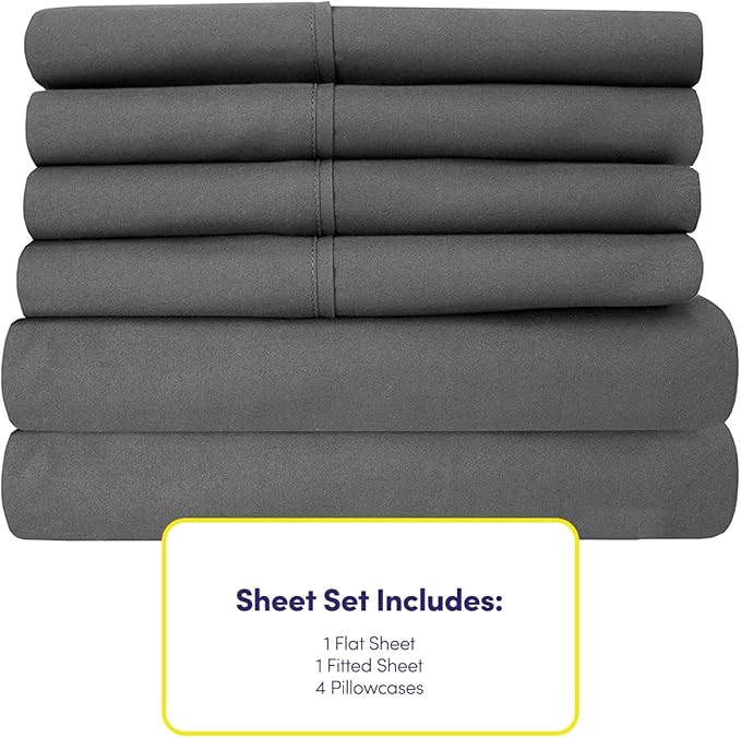 Sweet Home Collection 6 Piece 1500 Supreme Collection Brushed Microfiber Deep - Image 4