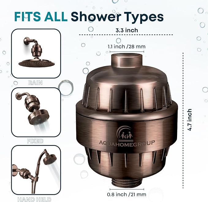 AquaHomeGroup 20 Stage Shower Head Filter - Image 2