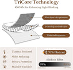 Pinch Pleated Plaid Curtains Blackout Linen Gingham Curtains - Image 5
