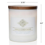 Carolina Vanilla Sandalwood Scented Candle, 16 oz Wellness Relaxing - Image 5
