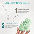 HEETA Scalp Massager Shampoo Brush 2 Pack, Soft Silicone Bristles to Remove - Image 6