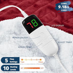 BOMOVA Heated Electric Blanket Twin - Image 2