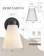 Indoor Wall Light Fixture, HWH Modern Wall Sconce Vanity Light - Image 3