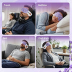 100 Pcs Steam Eye Masks for Dry Eyes Lavender Self Heated Steam Warm Eye Mask - Image 5