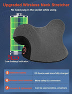 Wireless Heated Neck Stretcher for Pain Relief, Portable Cordless Neck Shoulder - Image 4